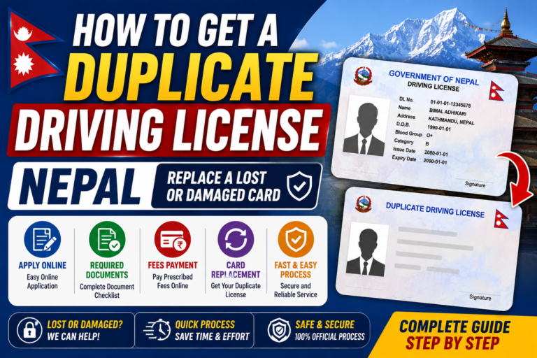 How to Get a Duplicate Driving License Nepal